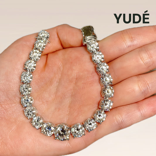2-3-5ct Moissanite Tennis Bracelet | 莫桑钻网球手链2-3-5克拉