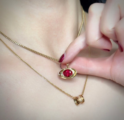Red Fortune Pendant Necklace 红运宝吊坠项链