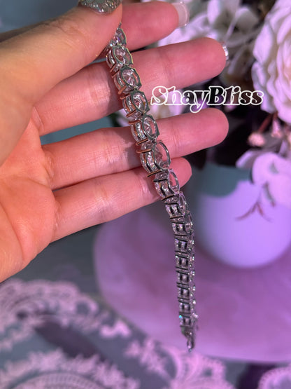 2-3-5ct Moissanite Tennis Bracelet | 莫桑钻网球手链2-3-5克拉