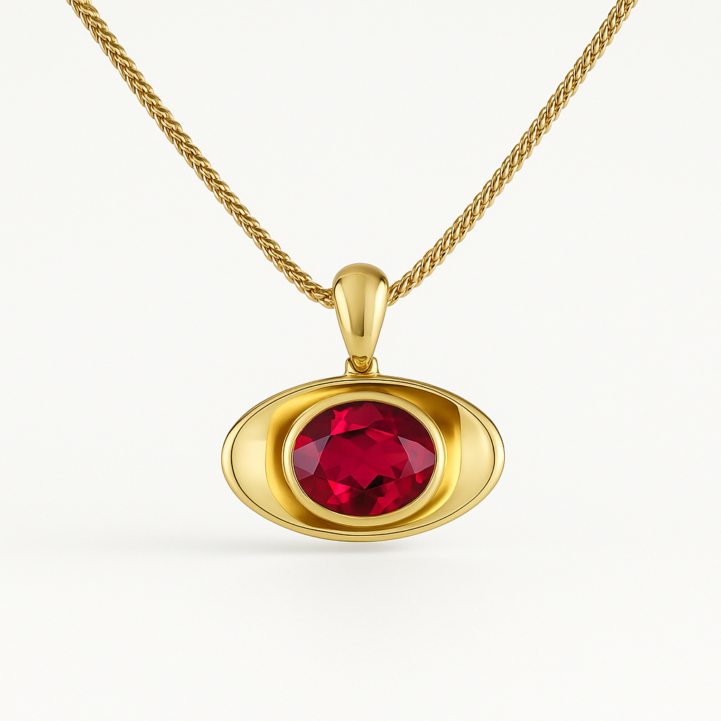 Red Fortune Pendant Necklace 红运宝吊坠项链