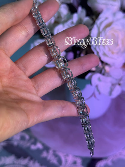 2-3-5ct Moissanite Tennis Bracelet | 莫桑钻网球手链2-3-5克拉