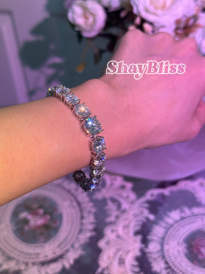 2-3-5ct Moissanite Tennis Bracelet | 莫桑钻网球手链2-3-5克拉