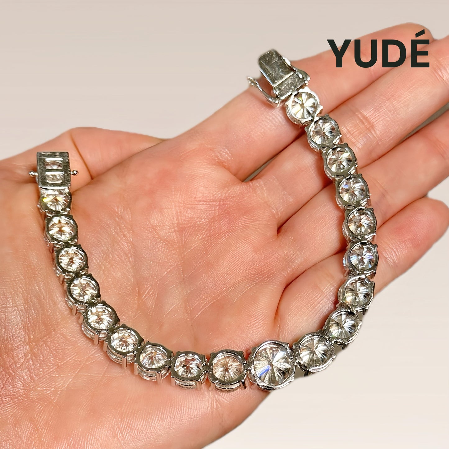 2-3-5ct Moissanite Tennis Bracelet | 莫桑钻网球手链2-3-5克拉