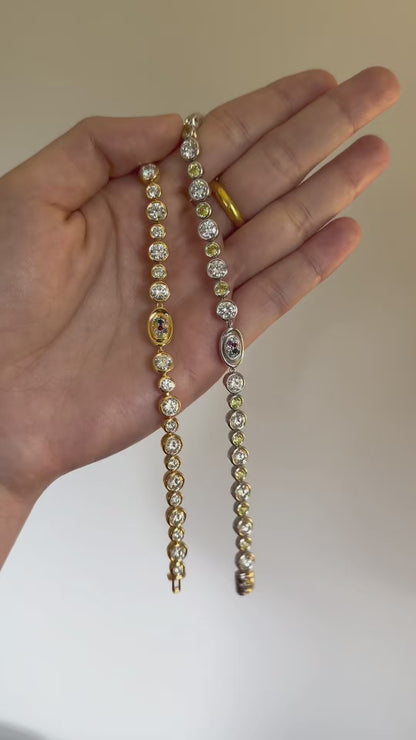 Treasure Bowl Bubble Tennis Bracelet
聚宝盆泡泡网球手链