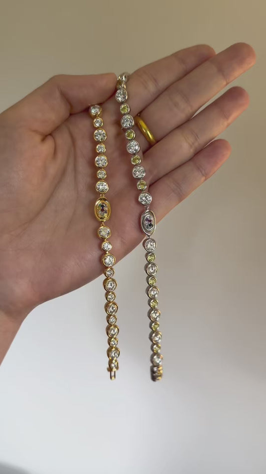 Treasure Bowl Bubble Tennis Bracelet
聚宝盆泡泡网球手链