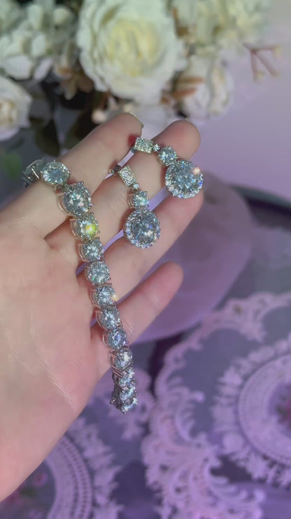 2-3-5ct Moissanite Tennis Bracelet | 莫桑钻网球手链2-3-5克拉